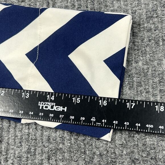 Blue White Zig Zag‎ Womens Small Dress  Decorative Button Up Long Sleeves Casual - Picture 13 of 16